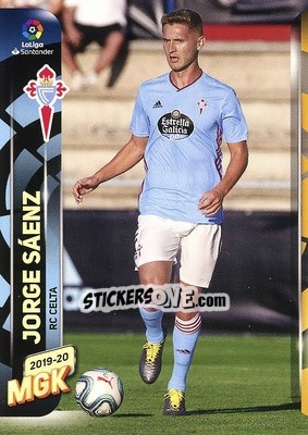 Sticker Jorge Saenz - Liga 2019-2020. Megacracks n. 97 - Panini