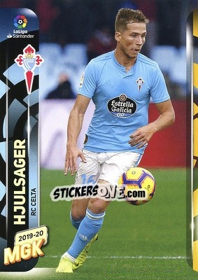 Sticker Hjulsager - Liga 2019-2020. Megacracks n. 104 - Panini