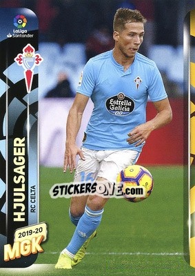 Sticker Hjulsager - Liga 2019-2020. Megacracks - Panini