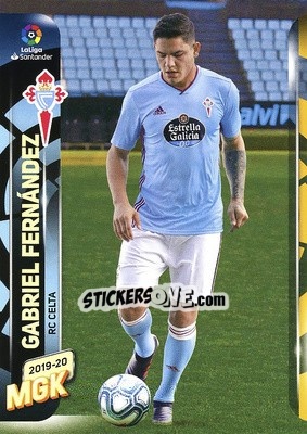 Cromo Gabriel Fernández - Liga 2019-2020. Megacracks - Panini