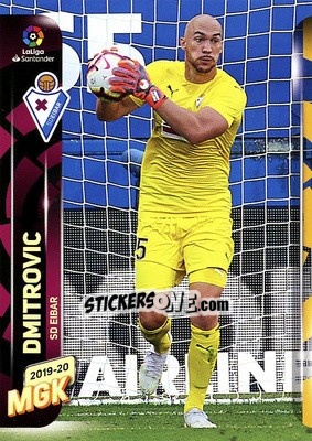 Sticker Dmitrovic - Liga 2019-2020. Megacracks - Panini