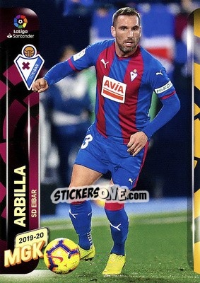 Sticker Arbilla - Liga 2019-2020. Megacracks n. 114 - Panini