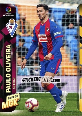 Sticker Paulo Oliveira - Liga 2019-2020. Megacracks n. 115 - Panini