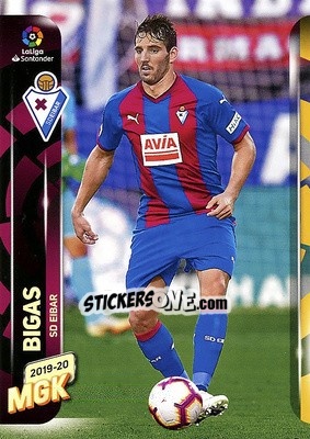 Cromo Bigas - Liga 2019-2020. Megacracks - Panini