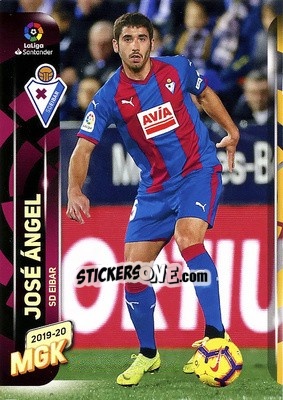 Sticker José Ángel - Liga 2019-2020. Megacracks n. 117 - Panini