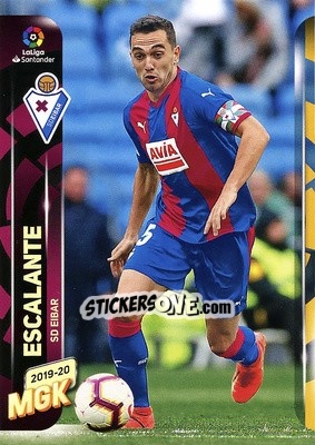 Sticker Escalante - Liga 2019-2020. Megacracks - Panini
