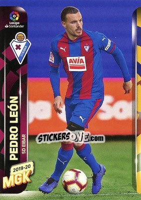 Sticker Pedro León - Liga 2019-2020. Megacracks - Panini