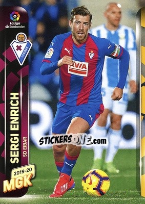 Sticker Sergi Enrich - Liga 2019-2020. Megacracks n. 124 - Panini