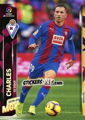 Sticker Charles - Liga 2019-2020. Megacracks n. 125 - Panini