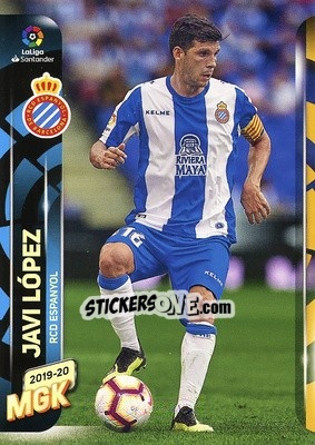 Sticker Javi López - Liga 2019-2020. Megacracks - Panini