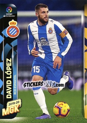 Sticker David López - Liga 2019-2020. Megacracks n. 131 - Panini