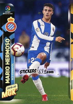 Cromo Mario Hermoso - Liga 2019-2020. Megacracks - Panini