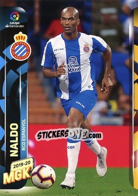 Sticker Naldo - Liga 2019-2020. Megacracks - Panini