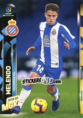 Sticker Melendo - Liga 2019-2020. Megacracks - Panini