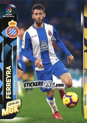 Sticker Ferreyra - Liga 2019-2020. Megacracks - Panini