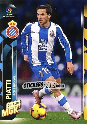 Sticker Piatti - Liga 2019-2020. Megacracks - Panini