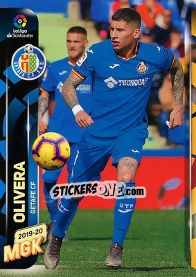 Sticker Olivera - Liga 2019-2020. Megacracks n. 149 - Panini