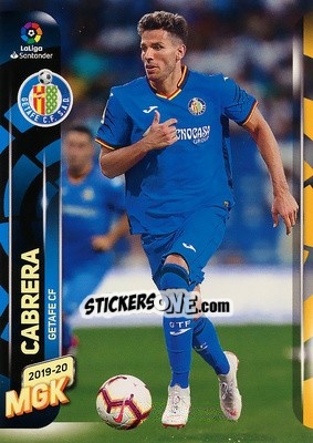 Sticker Cabrera - Liga 2019-2020. Megacracks n. 151 - Panini
