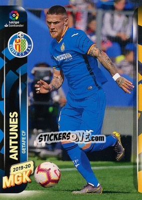 Sticker Antunes - Liga 2019-2020. Megacracks - Panini