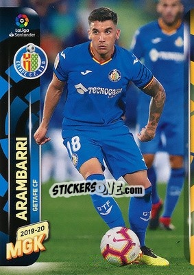 Sticker Arambarri - Liga 2019-2020. Megacracks n. 154 - Panini