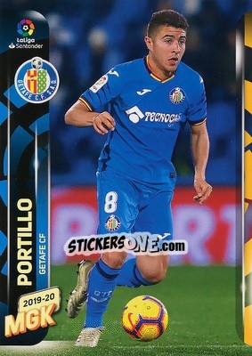 Figurina Portillo - Liga 2019-2020. Megacracks - Panini