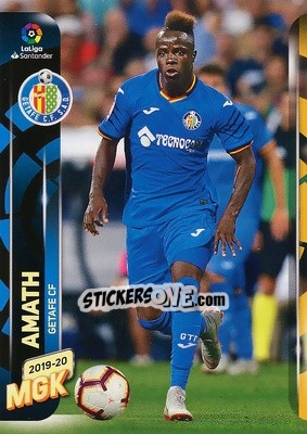 Sticker Amath - Liga 2019-2020. Megacracks n. 158 - Panini
