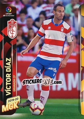 Figurina Víctor Díaz - Liga 2019-2020. Megacracks - Panini