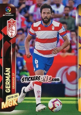 Sticker Germán - Liga 2019-2020. Megacracks n. 167 - Panini