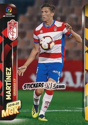 Sticker Martínez - Liga 2019-2020. Megacracks n. 168 - Panini