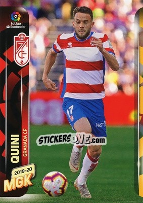 Sticker Quini - Liga 2019-2020. Megacracks n. 169 - Panini