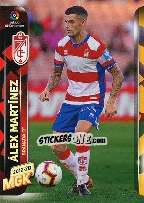 Sticker Älex Martínez - Liga 2019-2020. Megacracks n. 170 - Panini