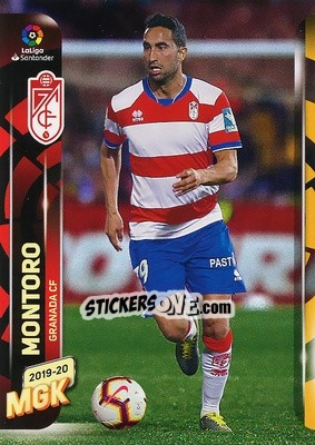 Sticker Montoro - Liga 2019-2020. Megacracks - Panini