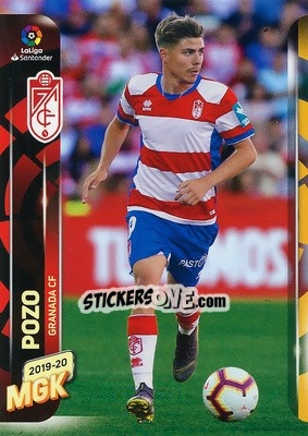 Sticker Pozo - Liga 2019-2020. Megacracks - Panini