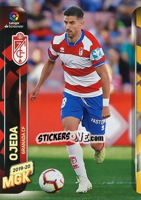 Sticker Ojeda - Liga 2019-2020. Megacracks n. 177 - Panini
