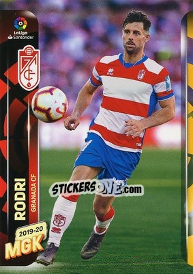Sticker Rodri - Liga 2019-2020. Megacracks - Panini