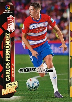 Sticker Carlos Fernández - Liga 2019-2020. Megacracks - Panini