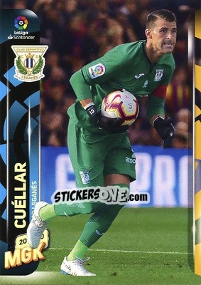 Sticker Cuéllar - Liga 2019-2020. Megacracks - Panini