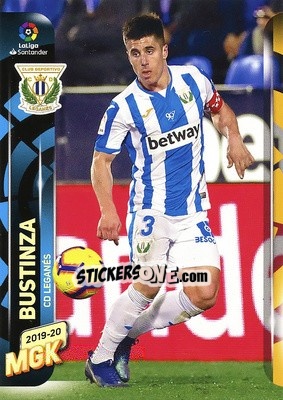 Cromo Bustinza - Liga 2019-2020. Megacracks n. 185 - Panini