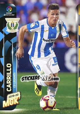 Sticker Carrillo - Liga 2019-2020. Megacracks n. 197 - Panini