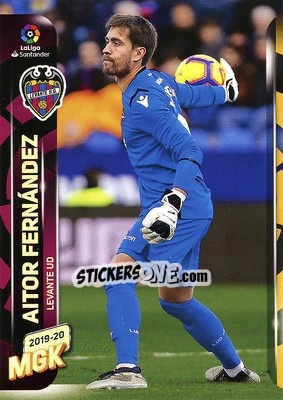 Figurina Aitor Fernández - Liga 2019-2020. Megacracks - Panini