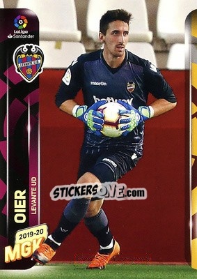 Sticker Oier - Liga 2019-2020. Megacracks n. 201 - Panini