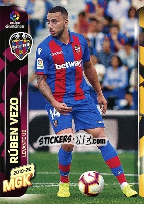 Sticker Rúben Vezo - Liga 2019-2020. Megacracks n. 203 - Panini