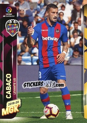Sticker Cabaco - Liga 2019-2020. Megacracks - Panini