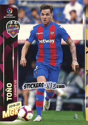 Figurina Toño - Liga 2019-2020. Megacracks n. 207 - Panini