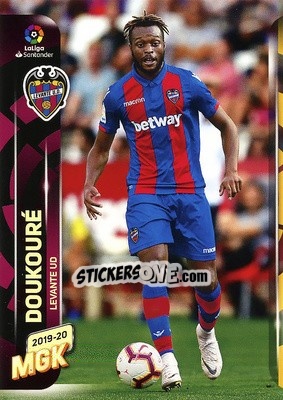 Sticker Doukouré - Liga 2019-2020. Megacracks n. 208 - Panini