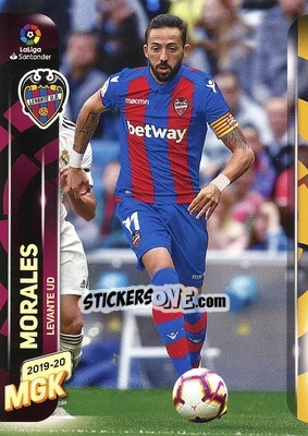 Sticker Morales - Liga 2019-2020. Megacracks n. 213 - Panini