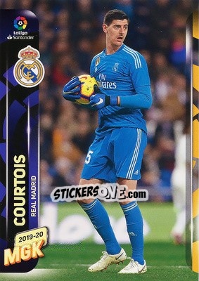 Sticker Courtois - Liga 2019-2020. Megacracks n. 218 - Panini