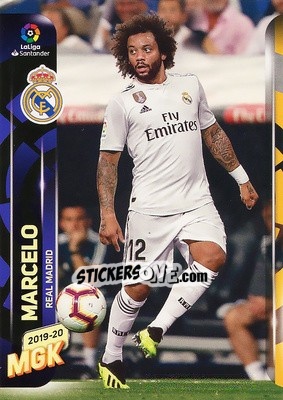 Sticker Marcelo - Liga 2019-2020. Megacracks n. 224 - Panini