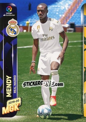 Figurina Ferland Mendy - Liga 2019-2020. Megacracks - Panini