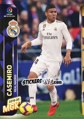 Sticker Casemiro - Liga 2019-2020. Megacracks n. 226 - Panini
